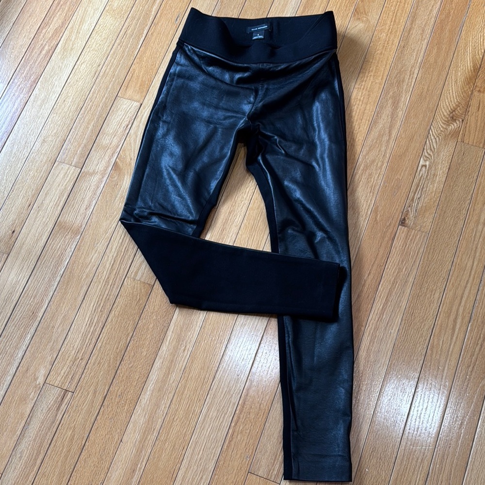Club Monaco Black Faux Leather Leggings